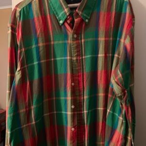 Long sleeve polo shirt